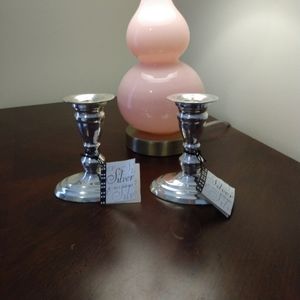 New Pair of Candlestick Holders By Two's Company